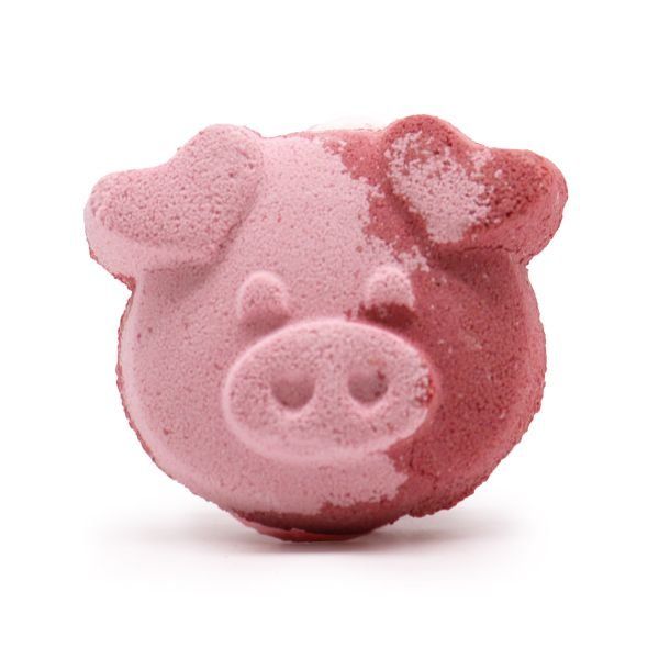 Bombe de bain cochon cupcake vanille 70 g