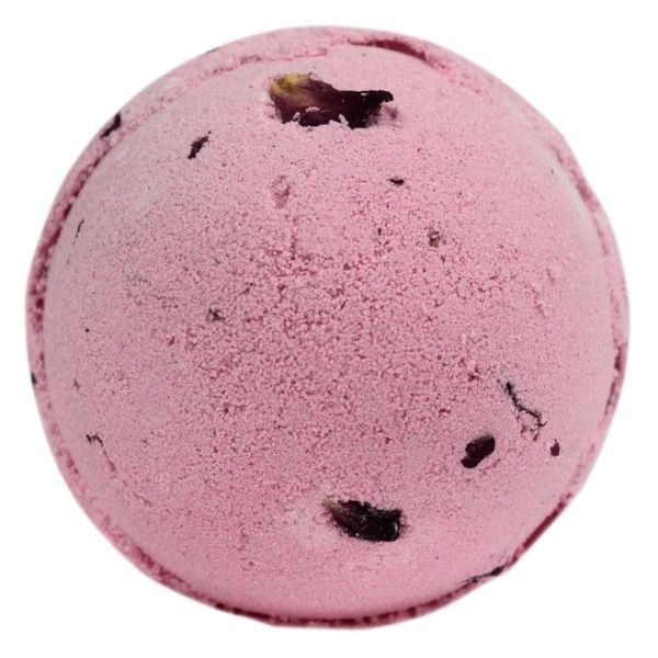 Bombe de bain au karité pétales de rose 180 g