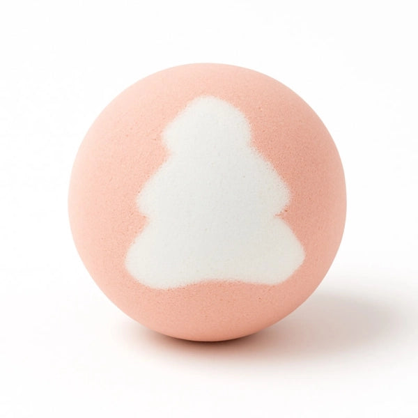 Boule effervescente Sapin enchanté rose – 125 g