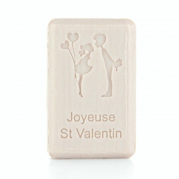 Savon Saint-Valentin couple d’amoureux vanille 125 g
