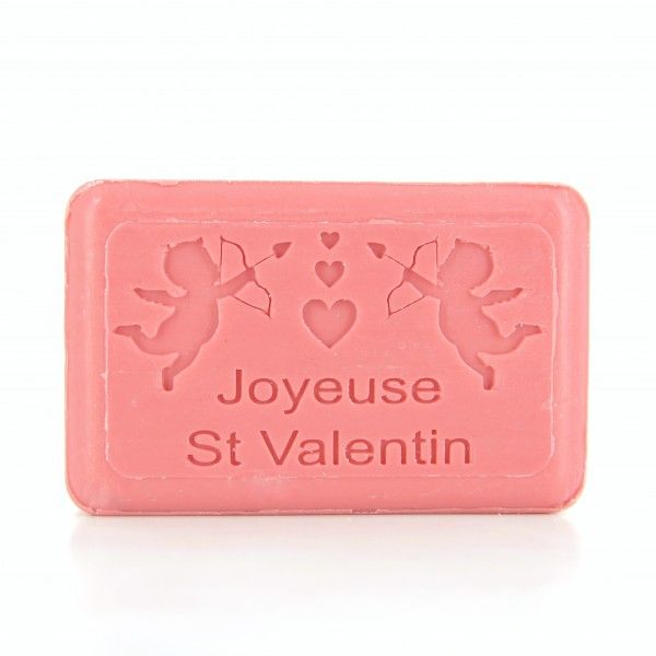 Savon Saint-Valentin Cupidon fleur blanche 125 g