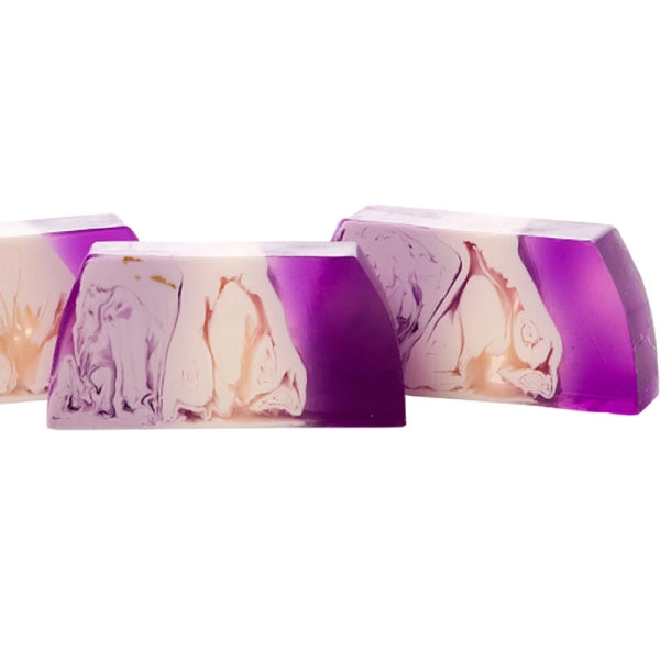 Pain de savon à la glycérine, parfum Myrtille mûre – 1,25 kg