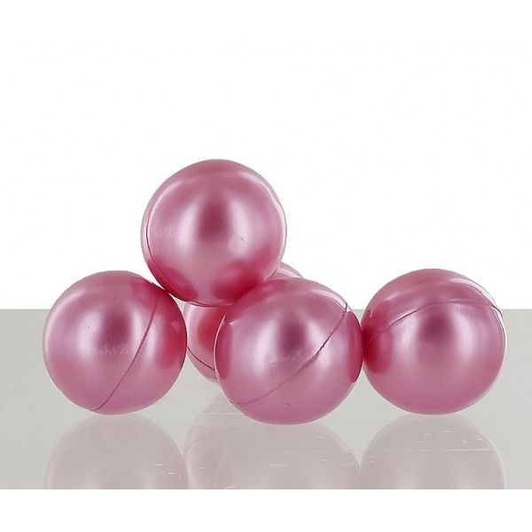 Perles de bain rose x 50