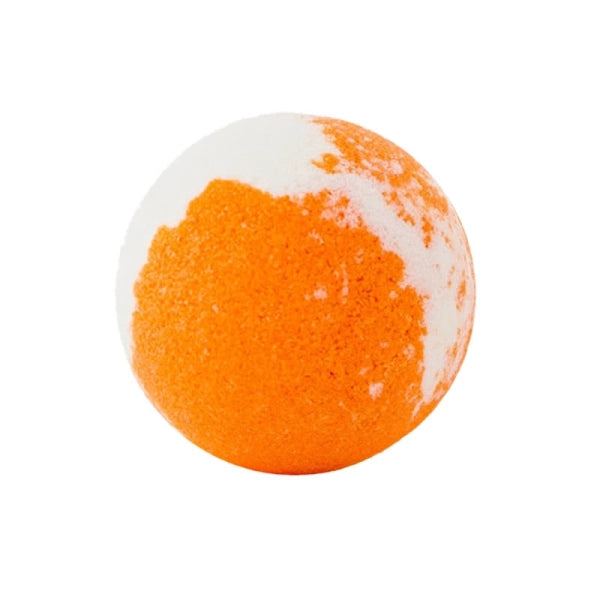 Boule de bain effervescente bicolore parfum Mandarine – 45 g