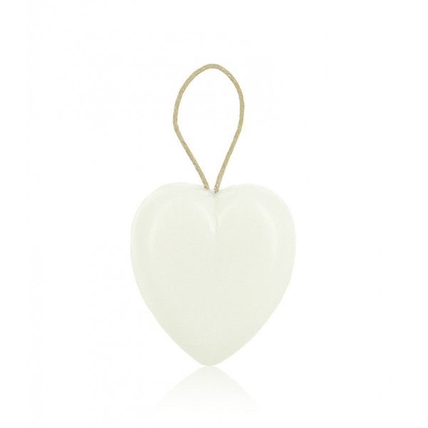 Savon cœur blanc cordé karité bio délicat 95 g