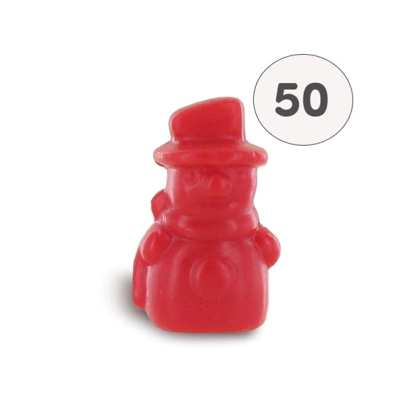 Savon décoratif en forme de bonhomme de neige – 1 savon