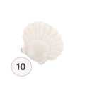 Savon en forme de coquillage blanc – 1 savon – savon décoratif