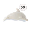 Savon en forme de dauphin blanc – 1 savon – savon décoratif