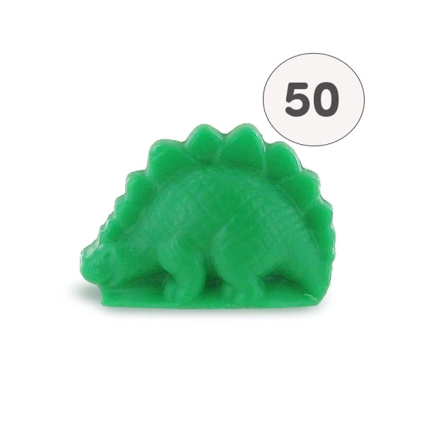 Savon décoratif en forme de dinosaure stégosaure vert – 1 savon