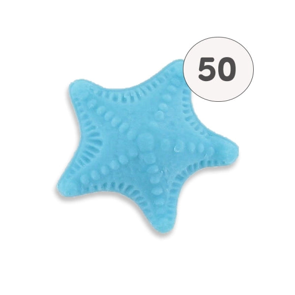 Savon en forme d’étoile de mer turquoise – 1 savon – savon décoratif