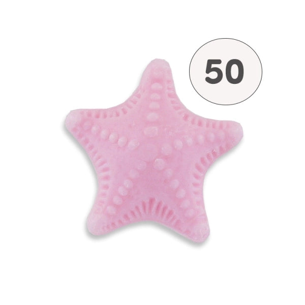 Savon en forme d’étoile de mer rose – 1 savon – savon décoratif