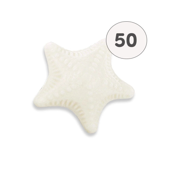 Savon en forme d’étoile de mer blanche – 1 savon – savon décoratif