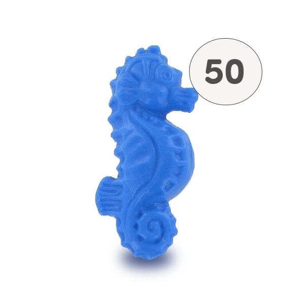 Savon en forme d’hippocampe bleu – 1 savon