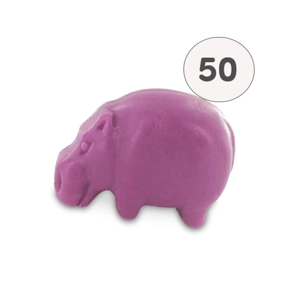 Savon décoratif en forme de hippopotame – 1 savon