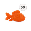 Savon en forme de poisson orange – 1 savon – savon décoratif