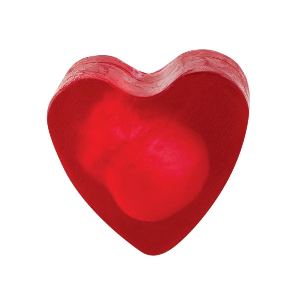 Savon glycériné cœur, parfum Cerise – 85 g