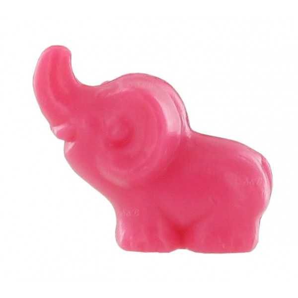 Savons invité éléphant rose lot de 12 x 30 g