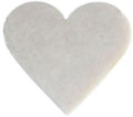 Savons invité cœur noix de coco 20 g lot de 12