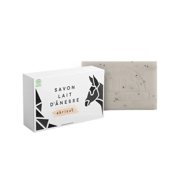 Savon au lait d’ânesse au parfum Abricot – 1 savon