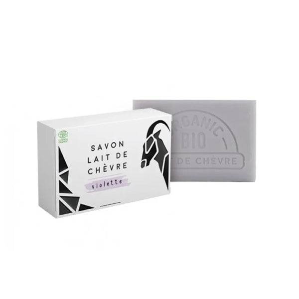 Savon au lait de chèvre au parfum Violette – 1 savon