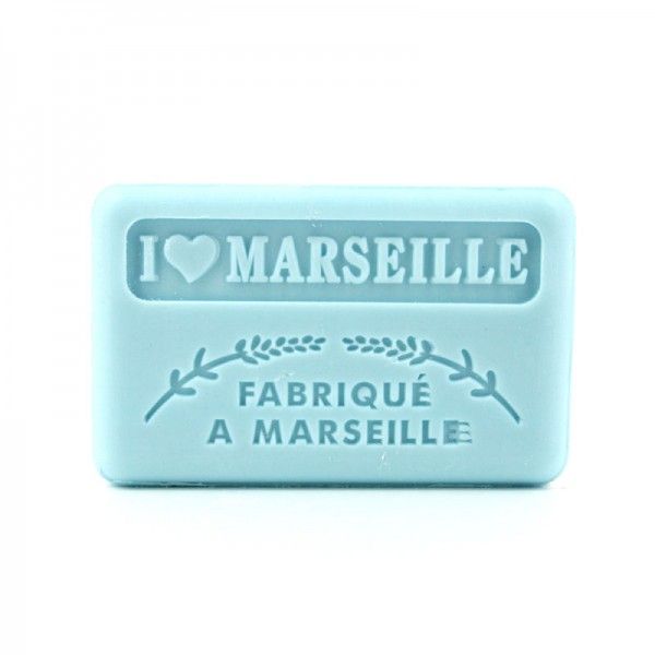 Savon I love Marseille karité bio bleu Marseille 125 g
