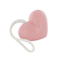 Savon en forme de cœur au parfum Rose avec corde – 1 savon