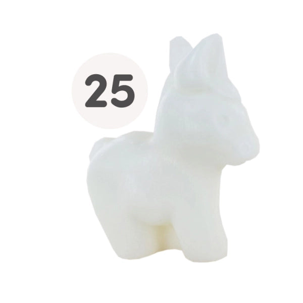 Savon en forme d’âne blanc – 60 g