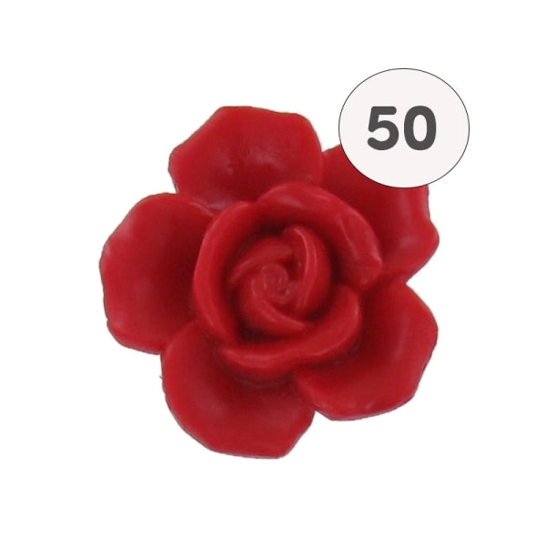 Savon en forme de fleur rouge – 1 savon – savon décoratif