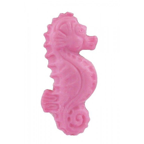 Savons invité hippocampe rose marine 30 g lot de 12