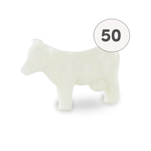 Savon décoratif en forme de vache blanche – 1 savon